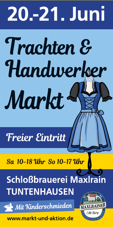 Trachten- und Handwerkermarkt in 83104 Tuntenhausen
